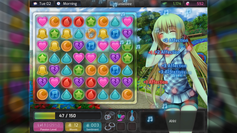 Dating sim, not Visual Novel.